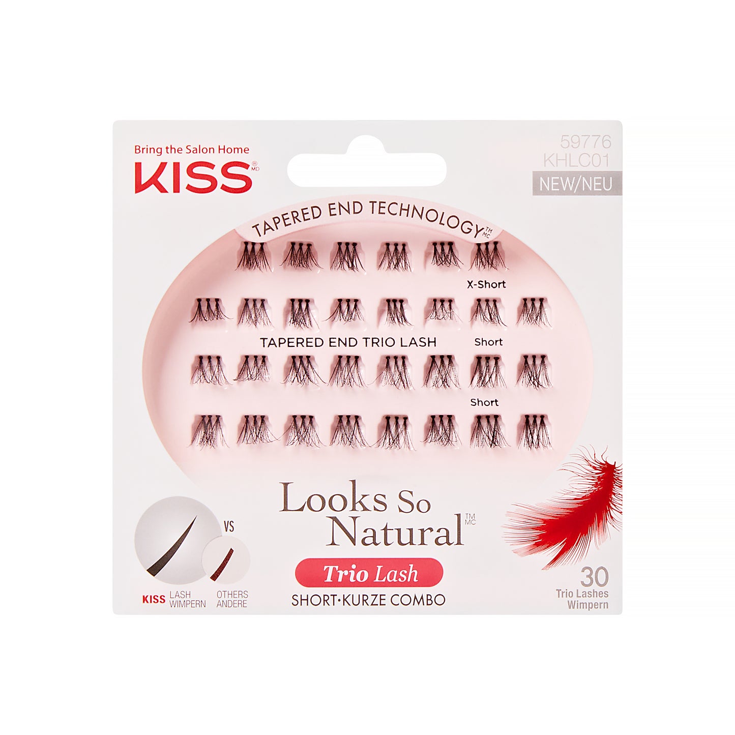 Ciglia a ciuffetti Trio