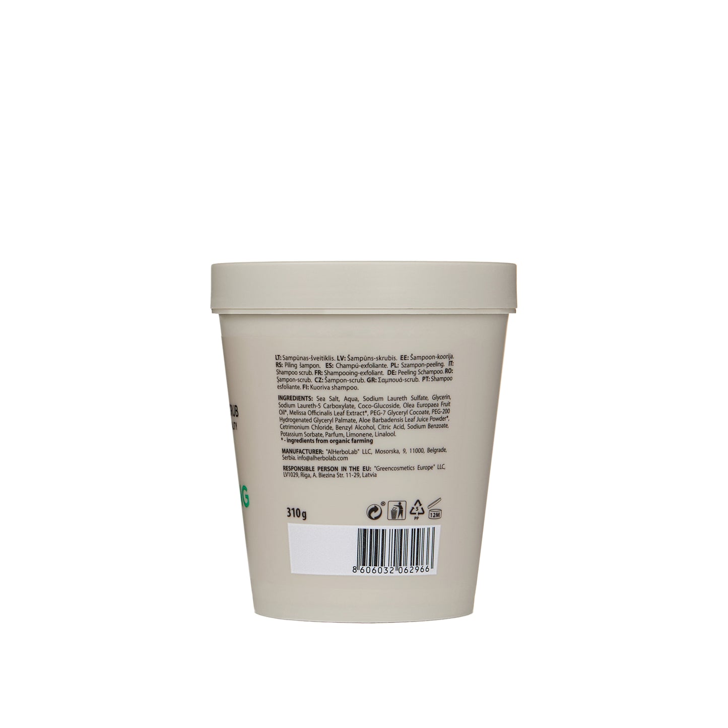 Shampoo Scrub Pulizia e Vitalità Long Strong