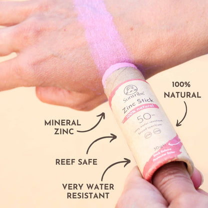 Zinc Sun Stick SPF 50 - Retro Red